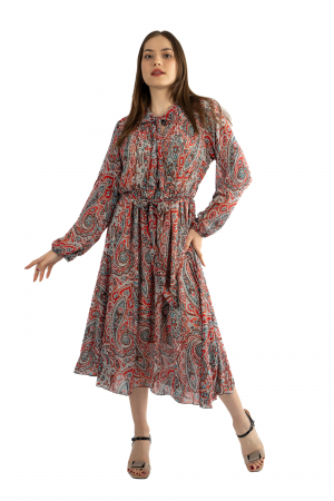 Rochii - Rochie Dama 2383 – Eleganță Delicată și Confortabilă