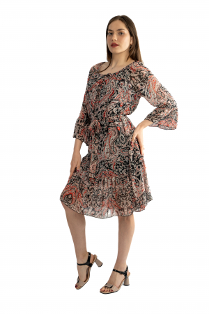 Rochie Dama 830 – Eleganță Vaporoasă pentru Orice Ocazie [2]