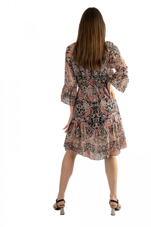 Rochie Dama 830 – Eleganță Vaporoasă pentru Orice Ocazie [1]