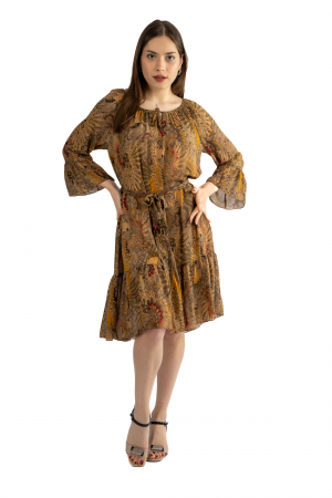 Rochii - Rochie Dama 830 – Eleganță Vaporoasă pentru Orice Ocazie