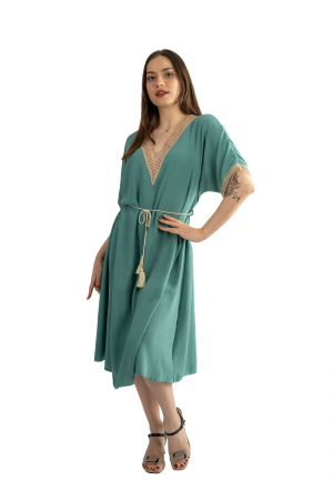 Rochie Dama cu Șnur – Eleganță și Detalii Delicate [2]