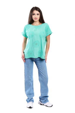 Tricouri și Maiouri - Tricou damă oversize, mărime unică (potrivit M-2XL)