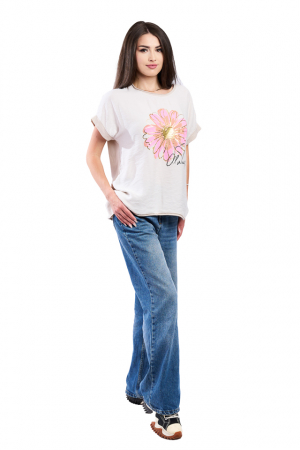 Tricou damă realizat din material de calitate [1]