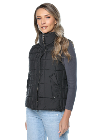 Vestă damă reversibilă, modernă și matlasată [7]