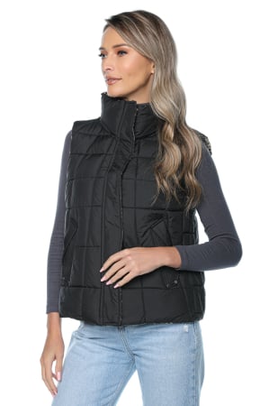 Veste de damă - Vestă damă reversibilă, modernă și matlasată