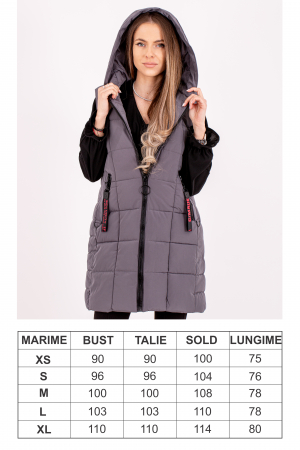 Vesta dama cu glugă 1888 este alegerea ideală pentru un stil modern și confortabil. [2]