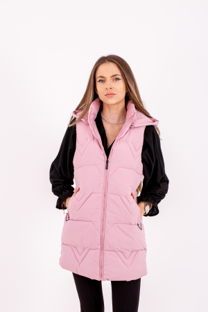 Veste de damă - Vesta dama cu glugă 8803 combină perfect stilul și confortul