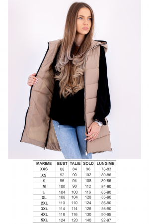 vesta 801 este perfectă pentru zilele răcoroase din sezonul rece. [3]