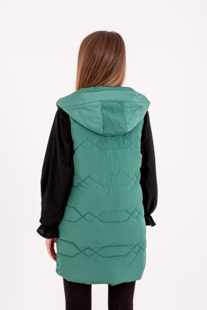 Vesta dama cu glugă 809 este alegerea perfectă pentru un stil practic și confortabil. [1]