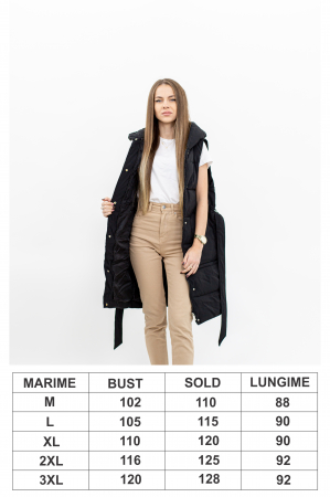 Vesta dama lungă 913 combină eleganța cu confortul într-un design modern [2]