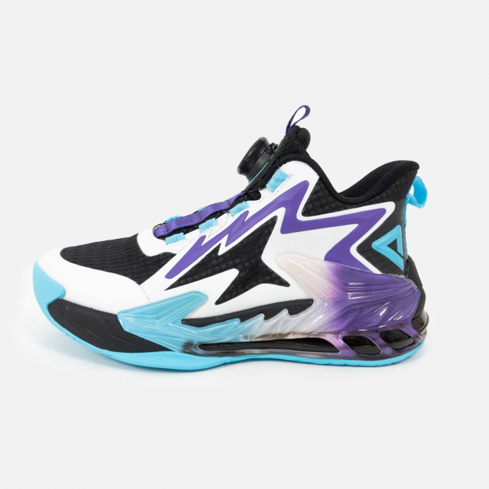 Ghete Baschet Peak Flash negru/mov [2]