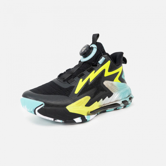 Ghete Baschet Peak Flash negru/verde [1]