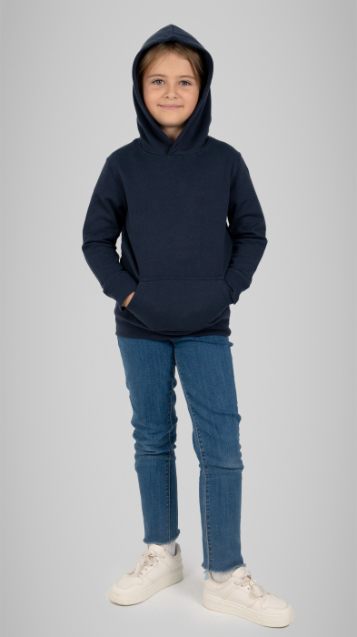Hanorac bumbac școlar navy [2]