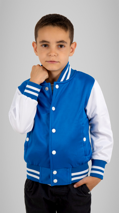 Jachetă colegiu albastru royal [1]