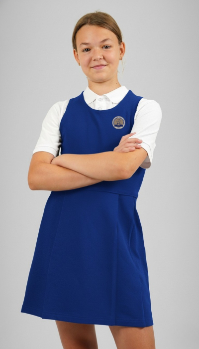 Sarafan bumbac școlar royal Liviu Rebreanu [1]