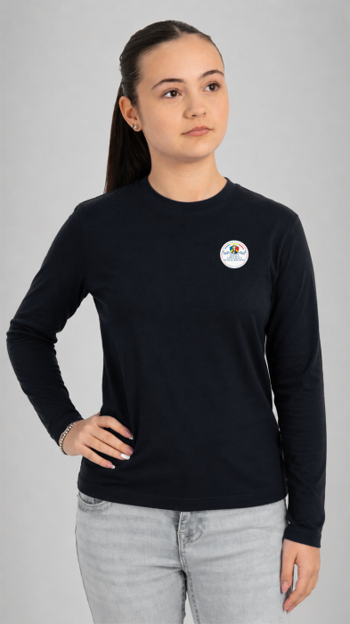 Tricou Basic mânecă lungă adulți navy N. Bălcescu RM Vâlcea [2]