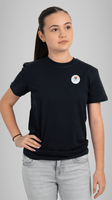 Tricou Basic mânecă scurtă copii navy N. Bălcescu RM Vâlcea [2]