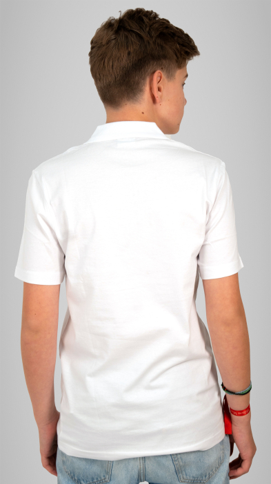 Tricou Basic Polo mânecă scurtă adulți alb Mihai Viteazul [3]