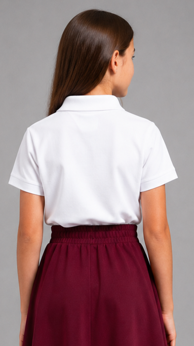 Tricou Basic polo mânecă scurtă adulți alb Omega Nazna [3]