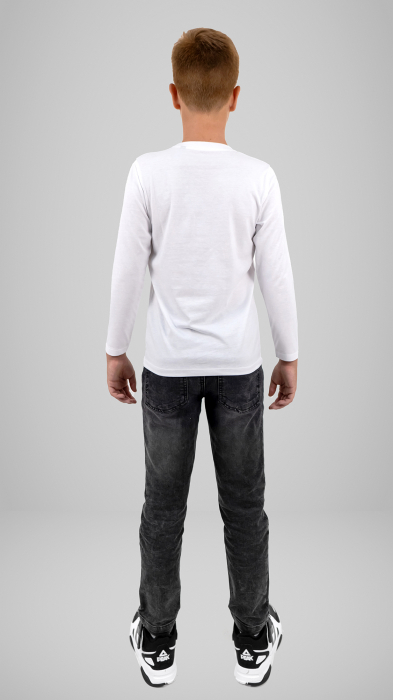 Tricou cu mânecă lungă alb Dacia [3]