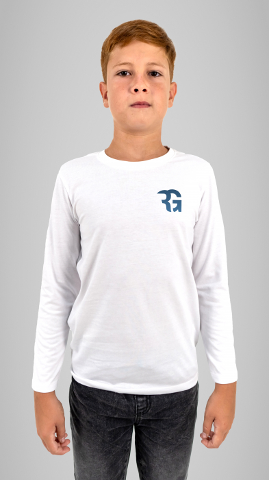 Tricou cu mânecă lungă alb Romulus Guga [1]
