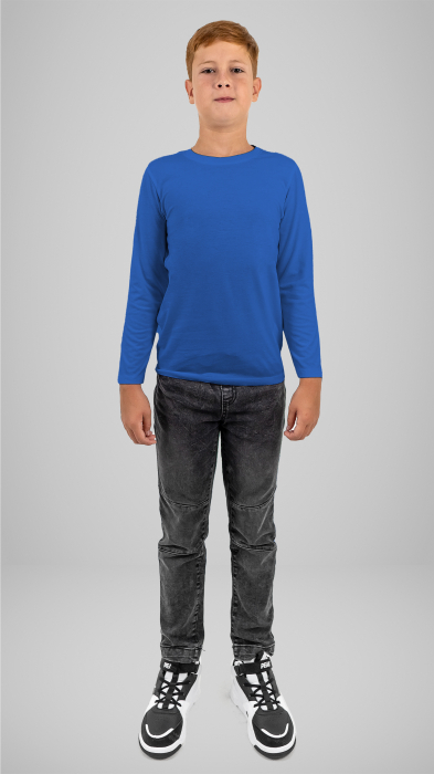 Tricou cu manecă lungă royal [2]