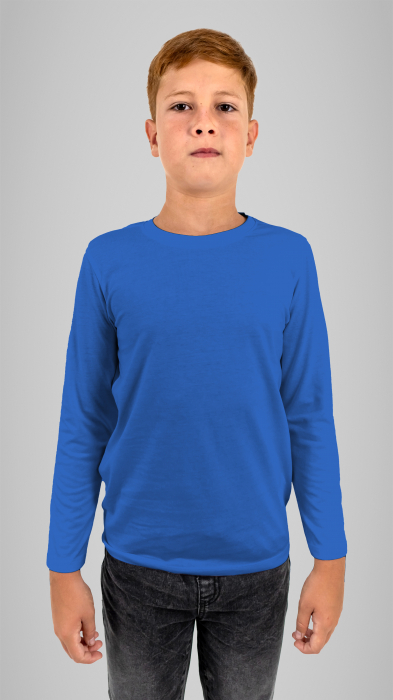 Tricou cu manecă lungă royal [1]