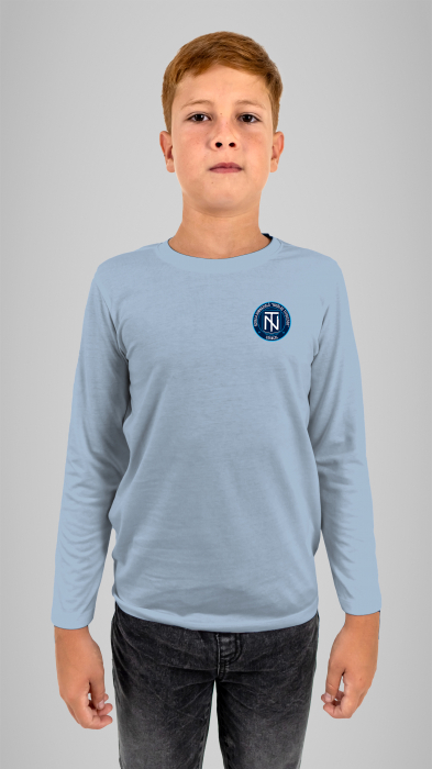 Tricou cu manecă lungă sky blue Nicolae Titulescu Caracal [1]
