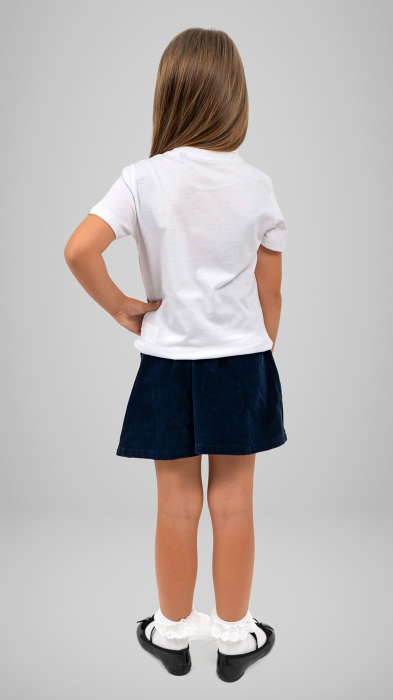 Tricou cu mânecă scurtă alb Dacia [3]