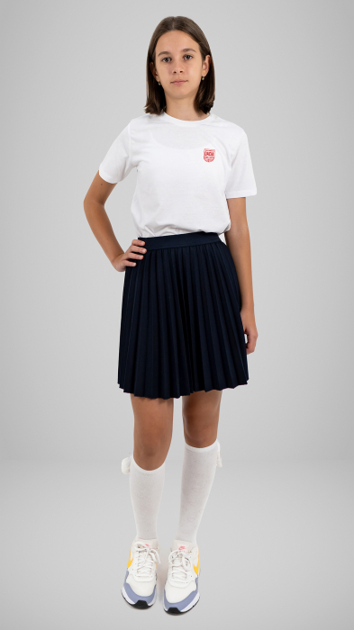 Tricou cu mânecă scurtă alb Dacia [7]