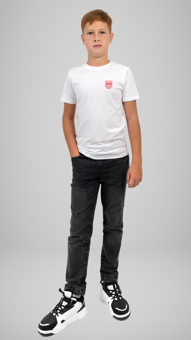 Tricou cu mânecă scurtă alb Dacia [5]