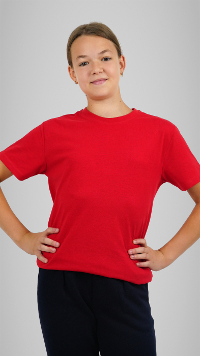 Tricou cu manecă scurtă roșie [2]