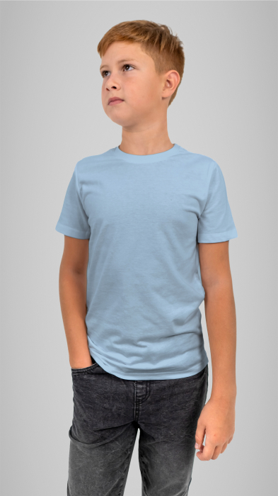 Tricou cu manecă scurtă sky blue [2]