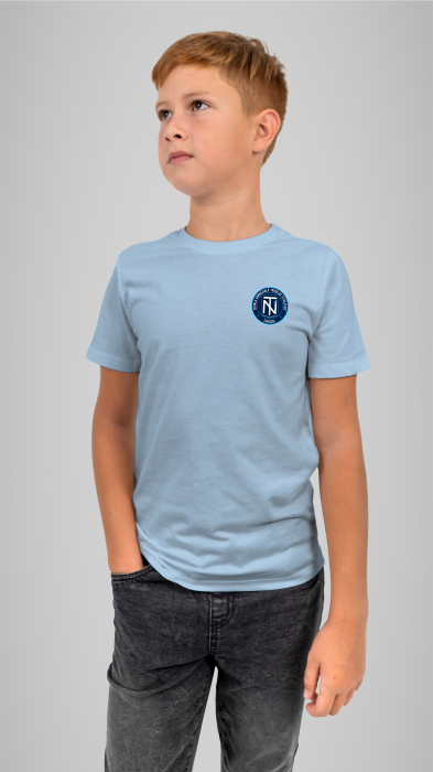 Tricou cu manecă scurtă sky blue Nicolae Titulescu Caracal [3]