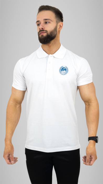 Tricou Polo cu mânecă scurtă alb LPS Focșani [1]
