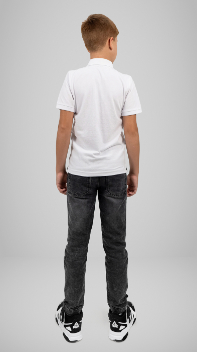 Tricou Polo cu mânecă scurtă alb Dacia [6]