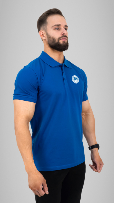 Tricou Polo cu mânecă scurtă albastru LPS Focșani [1]