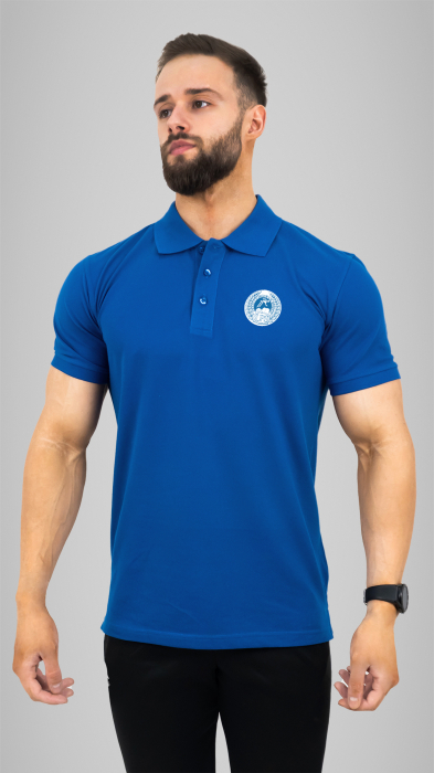 Tricou Polo cu mânecă scurtă albastru LPS Focșani [2]