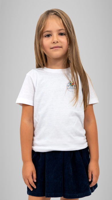 Tricou Premium cu mânecă scurtă alb N. Bălcescu RM Vâlcea [2]