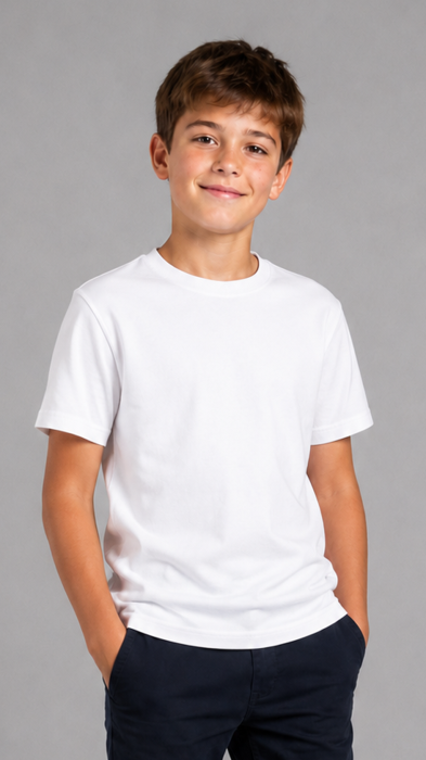 Tricou Premium cu mânecă scurtă alb Omega Nazna [2]