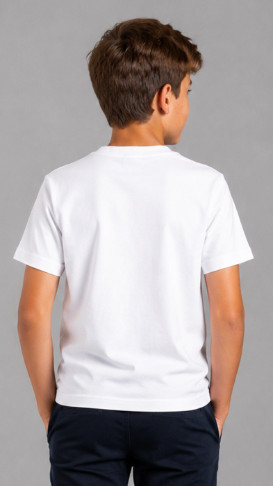 Tricou Premium cu mânecă scurtă alb Omega Nazna [3]