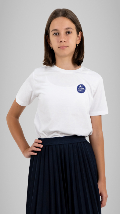 Tricou Premium cu mânecă scurtă alb Omega TG Mures [3]