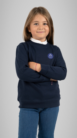 Școala Gimnazială Omega, Târgu Mureș - Bluză bumbac școlar navy Omega TG Mures