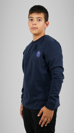 Bluză bumbac școlar navy Omega TG Mures [1]