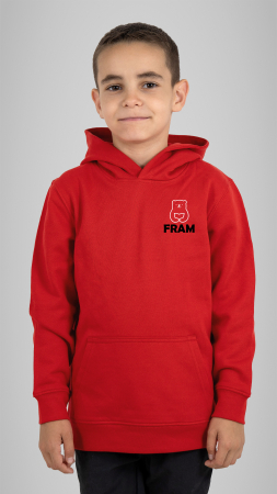 FRAM School, Sibiu - Hanorac bumbac școlar roșu FRAM School Sibiu