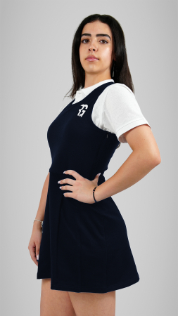 Sarafan bumbac școlar navy Romulus Guga [1]