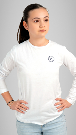 Tricou Basic mânecă lungă adulți alb Mihai Viteazul [1]
