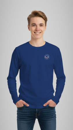 Școala Gimnazială Alexandru Ioan Cuza, Târgu-Mureș - Tricou Basic mânecă lungă copii royal Alexandru Ioan Cuza