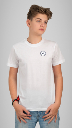 Tricou Basic mânecă scurtă adulți alb Mihai Viteazul [1]