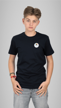 Școala Gimnazială Nicolae Bălcescu, RM Vâlcea - Tricou Basic mânecă scurtă adulți navy N. Bălcescu RM Vâlcea